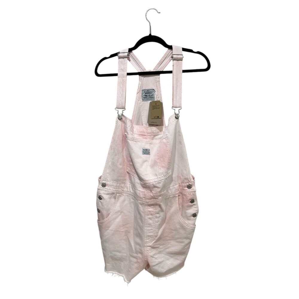NWT Levi’s Shortalls Overalls Women Size XL Vintage Tie Dye Pink LIMITED